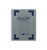 Gallery Gallery Traditional spiraalschrift ft A5, gelijnd, geassorteerde kleuren, 160 bladzijden