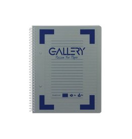 Gallery Gallery Traditional spiraalschrift ft A5, gelijnd, geassorteerde kleuren, 160 bladzijden