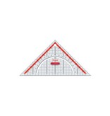 Maped Maped geodriehoek Technic, ft 26 cm, met handvat
