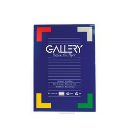 Gallery Gallery schrijfblok, ft A4, gelijnd, 100 vel