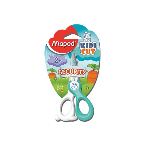 Maped Maped kinderschaar Kidicut, ft 12 cm, RVS, geassorteerde kleuren, blister van 1 stuk