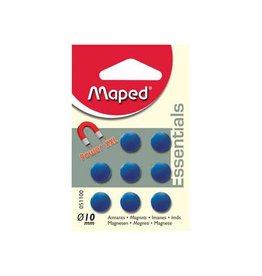 Maped Office Maped magneten, 10 mm, geassorteerde kleuren, blister van 8 stuks