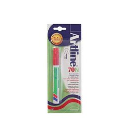 Artline Permanent marker Artline 70N rood, op blister
