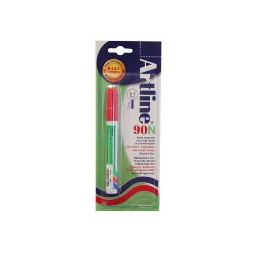 Artline Permanent marker Artline 90 rood (op blister)