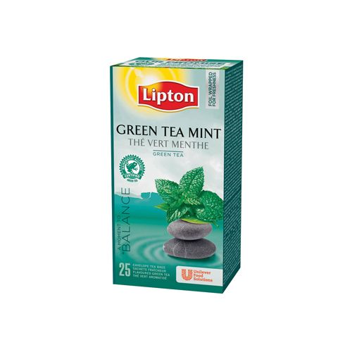 Lipton Lipton thee, Green Tea Mint, pak van 25 zakjes