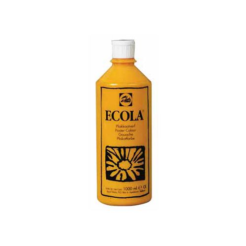 Talens Talens Ecola plakkaatverf flacon van 1000 ml, geel