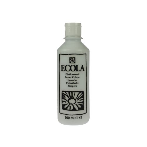 Talens Talens Ecola plakkaatverf flacon van 500 ml, wit