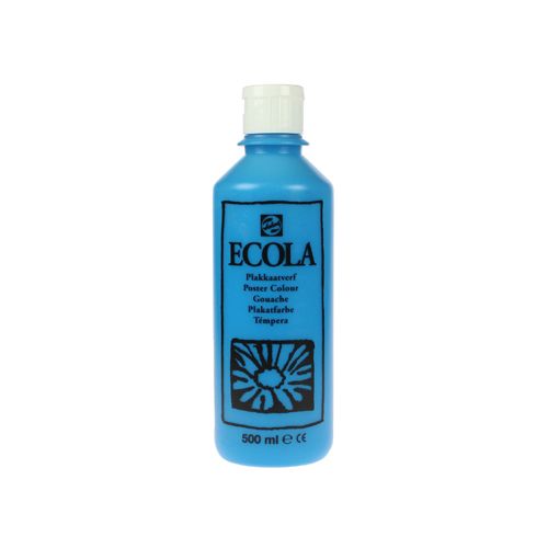 Talens Talens Ecola plakkaatverf flacon 500 ml, lichtblauw [6st]