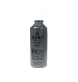 Talens Talens Ecola plakkaatverf flacon van 500 ml, zwart