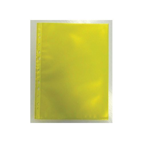 Bronyl Geperforeerde showtas, geel, pak van 50