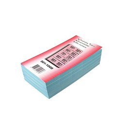 Merkloos Garderobeblok 501-1000 Blauw [1st]