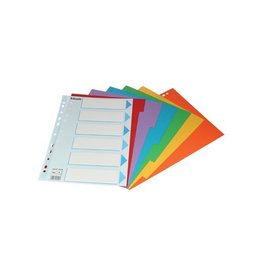 Esselte Gids A4 6Tabs 160Gr Ass.11G Es [1st]