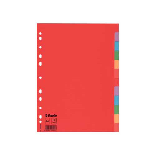 Esselte Esselte tabbladen Economy 12 tabs
