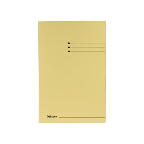 Esselte Esselte dossiermap geel, ft folio — levering per 50