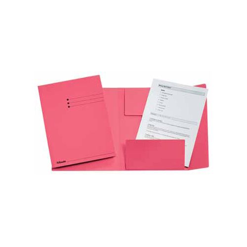 Esselte Esselte dossiermap roze, ft A4 — levering per 50