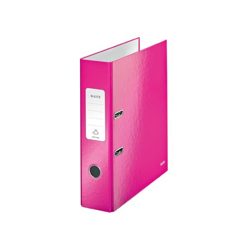 Leitz Leitz WOW ordner roze, rug van 8,0 cm