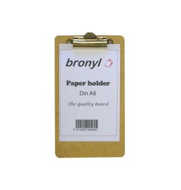 Bronyl Klemplaat voor ft A6 (18,5 x 10,5 cm)