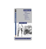 Staedtler Staedtler Potlood Mars Lumograph 12 stuks: 6B-5B-4B-3B-2B-B-HB-F-H-2H-3H-4H