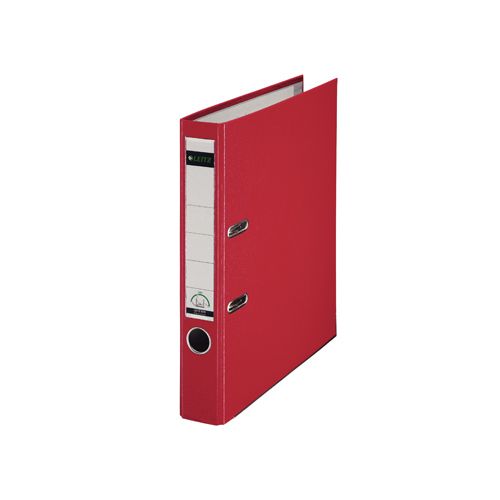 Leitz Leitz 180° ordner, A4, uit PP, rug van 5 cm, rood