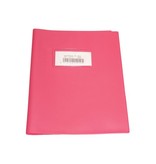 Merkloos Schriftomslagen roze, ft schrift 16,5 x 21 cm