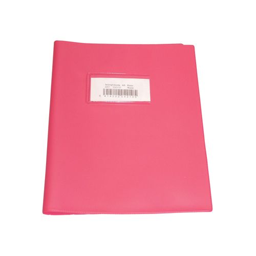 Merkloos Schriftomslagen roze, ft schrift 16,5 x 21 cm