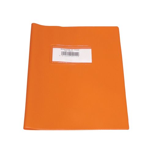 Merkloos Bronyl schriftomslag ft 16,5 x 21 cm (schrift), oranje