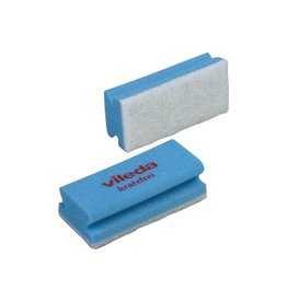 Vileda Vileda spons Glitzi Non-Scatch, blauw, pak van 10 stuks