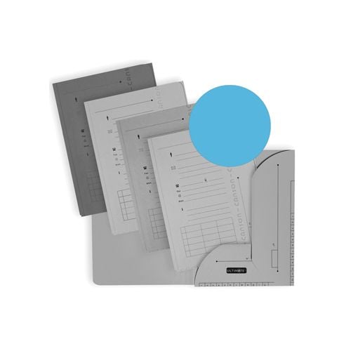 Elba OXFORD Ultimate dossiermap, formaat A4, uit karton, met 2 kleppen, pak van 25 stuks, blauw