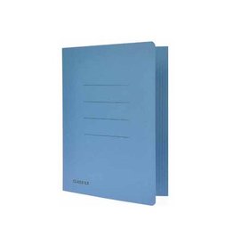 Class'ex dossiermap, 3 kleppen 18,2x22,5cm, blauw
