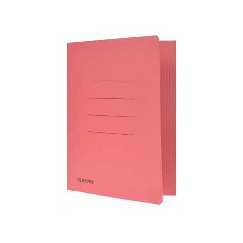 Class'ex dossiermap, 3 kleppen ft 18,2 x 22,5 cm (voor ft schrift), kers