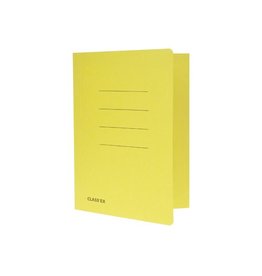 Class'ex dossiermap, 3 kleppen 18,2x22,5cm, geel