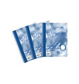 Work Work, spiraalschrift, ft A4, 70 g, gelijnd, 200 bladzijden