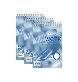 Work Work kopspiraalblok, A5, 70 gr, 200 bladzijden