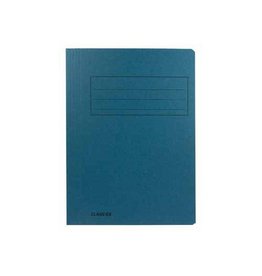 Class'ex dossiermap, 3 kleppen ft 23,7x34,7cm (folio), blauw