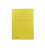 Class'ex dossiermap, 3 kleppen ft 23,7 x 34,7 cm (voor ft folio), geel