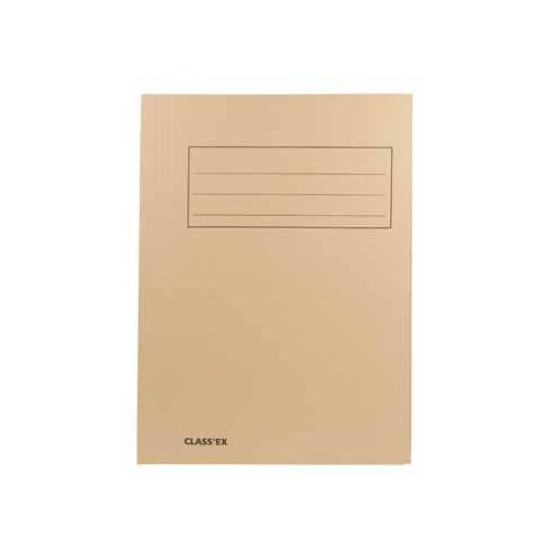 Class'ex dossiermap, 3 kleppen ft 23,7 x 34,7 cm (voor ft folio), gems