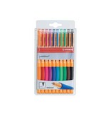 Stabilo STABILO pointVisco roller, 0,5 mm, etui van 10 stuks in geassorteerde kleuren