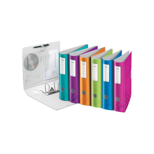 Leitz Leitz WOW ordner Active, geassorteerde kleuren, rug van 8,2 cm