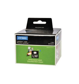 Dymo Dymo etiketten LabelWriter ft 57 x 32 mm, verwijderbaar, wit, 1000 etiketten
