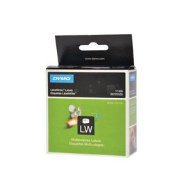 Dymo Dymo etiketten LabelWriter ft 19 x 51 mm, verwijderbaar, wit, 500 etiketten