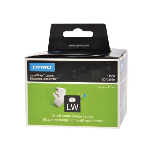 Dymo Dymo etiketten LabelWriter ft 89 x 41 mm, verwijderbaar, wit, 300 etiketten