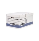 Bankers Box Bankers Box System, opbergdoos flip top maxi, blauw [10st]