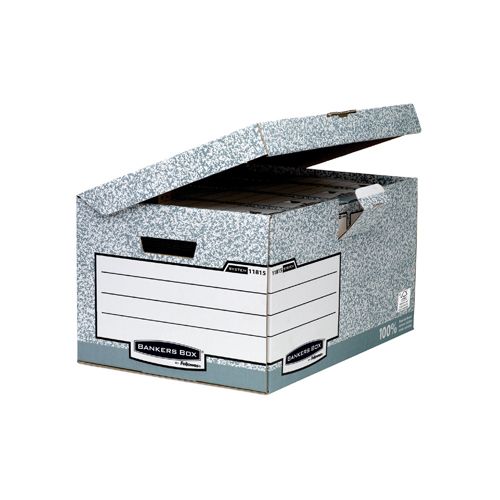 Bankers Box Fellowes Containerdoos Flip Top Maxi — levering per 10