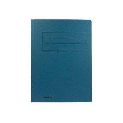 Class'ex dossiermap, 3 kleppen ft 23,7 x 32 cm (voor ft A4), blauw