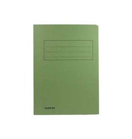 Class'ex dossiermap, 3 kleppen 23,7x32cm (A4), groen