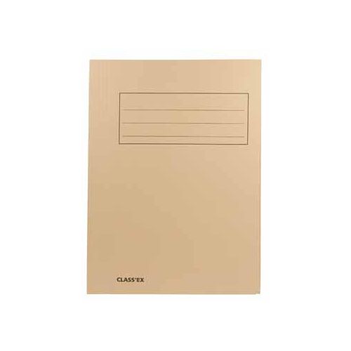 Class'ex dossiermap, 3 kleppen ft 23,7 x 32 cm (voor ft A4), gems