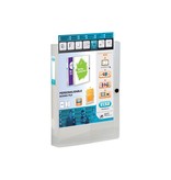 Oxford OXFORD Polyvision personaliseerbare elastobox, formaat A4, uit PP, rug van 4 cm, transparant