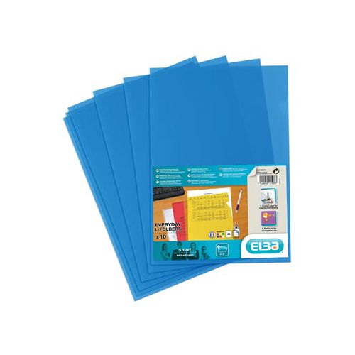 Elba OXFORD Shine L-map, pak van 10 stuks, blauw