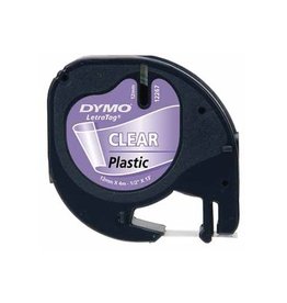 Dymo Dymo Tape Letratag 12Mm Transp [1st]