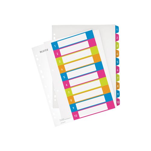 Leitz Leitz WOW printbare index, 10 tabs